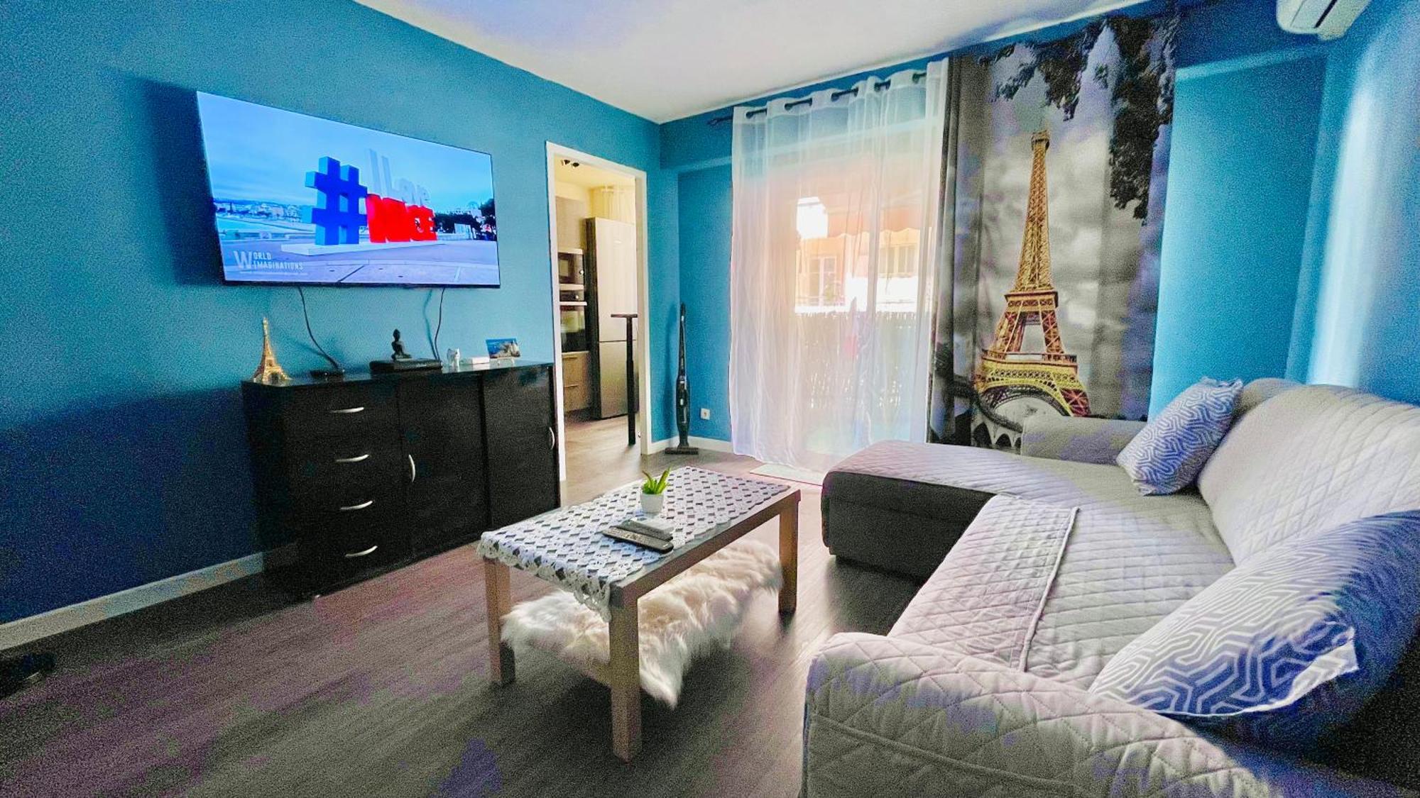 Confortable Studio A Nice Centre Cote Plage Bel Terrasse Paddle Екстер'єр фото