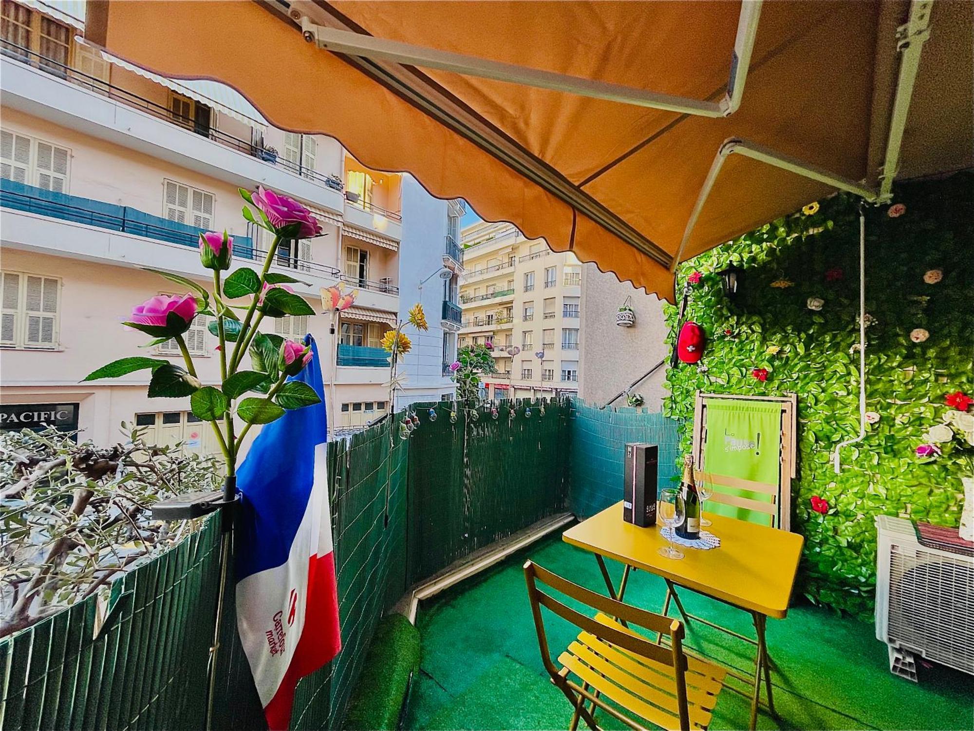 Confortable Studio A Nice Centre Cote Plage Bel Terrasse Paddle Екстер'єр фото