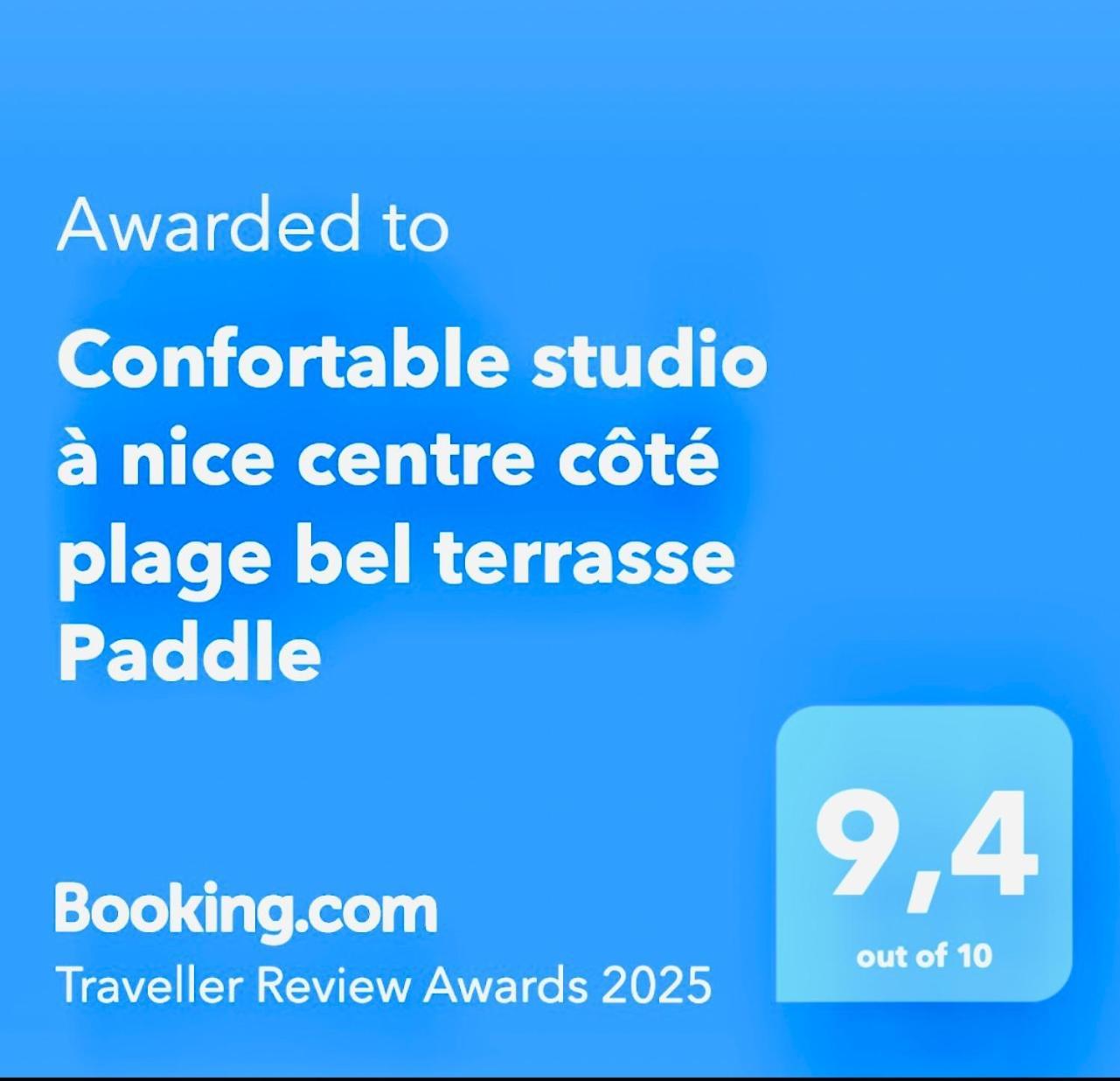 Confortable Studio A Nice Centre Cote Plage Bel Terrasse Paddle Екстер'єр фото